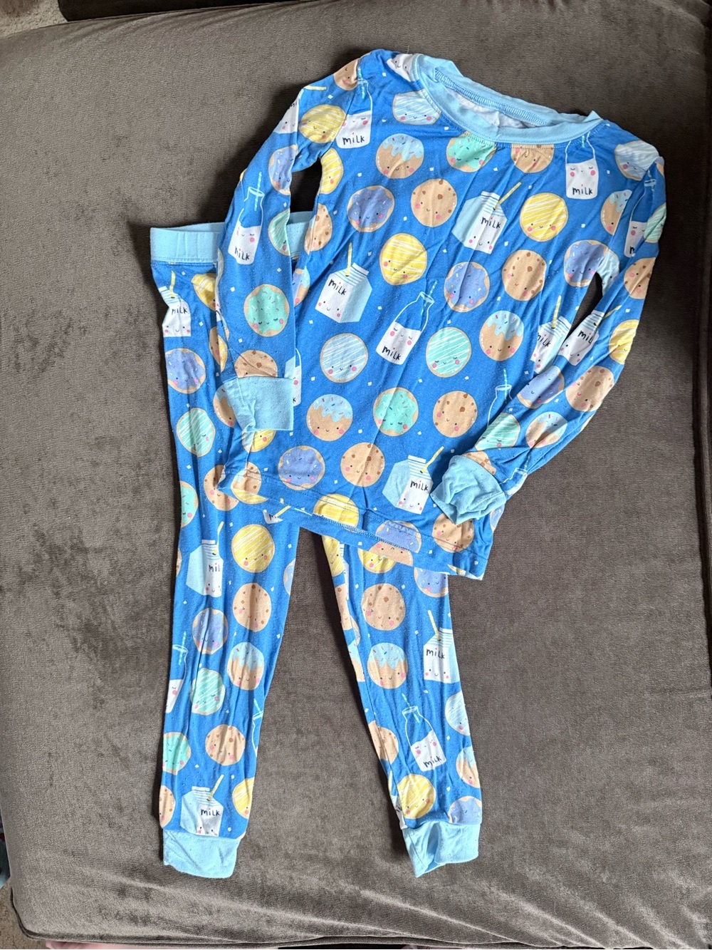 Little Sleepies Cookies & Milk Pajama Set